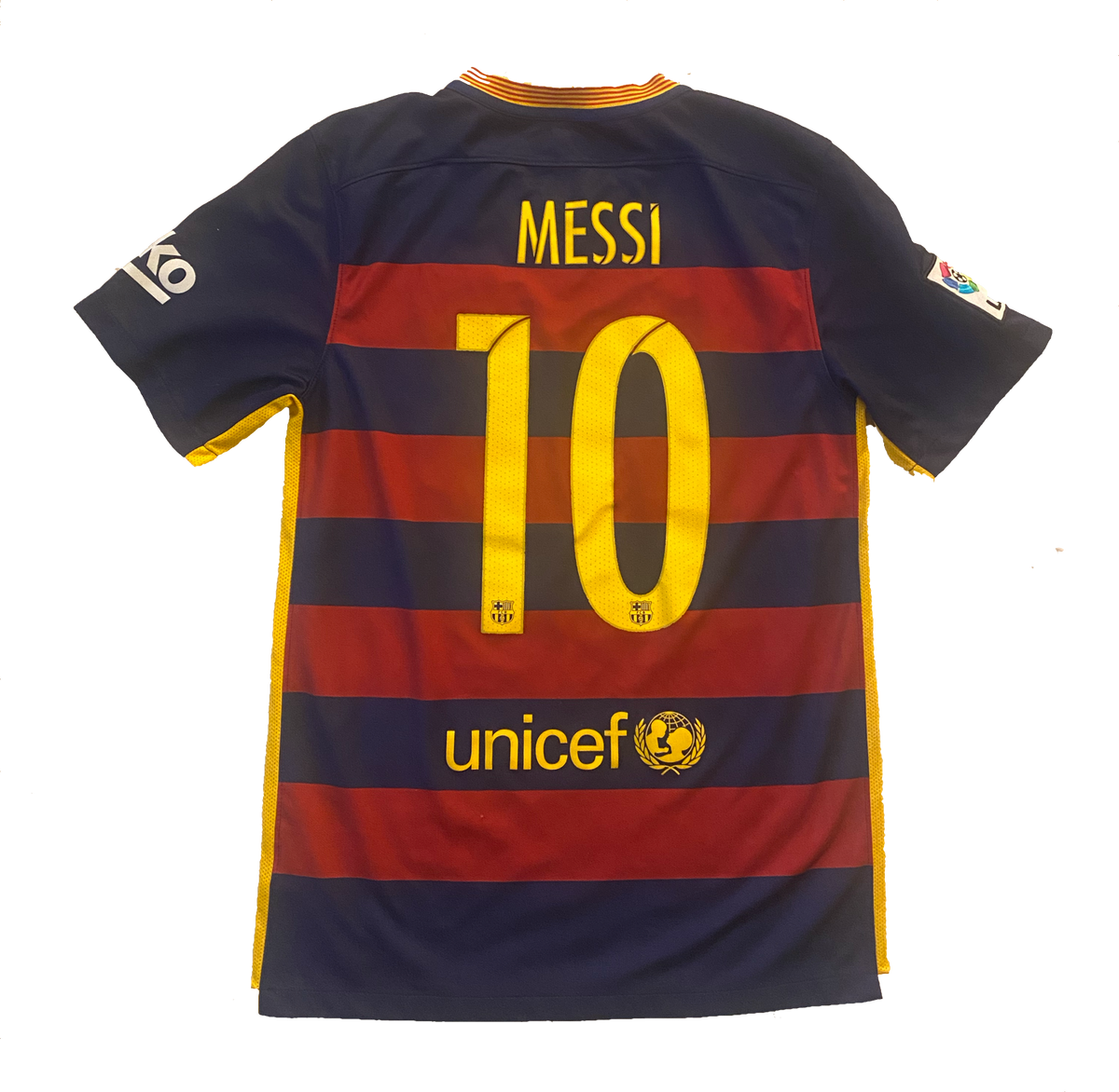 Barcelona 2015/16 Home Messi #10 (Good) S – Vintage Soccer Detroit