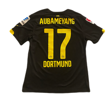 Load image into Gallery viewer, Borussia Dortmund 2014/16 Away Aubameyang #17 (Good) M
