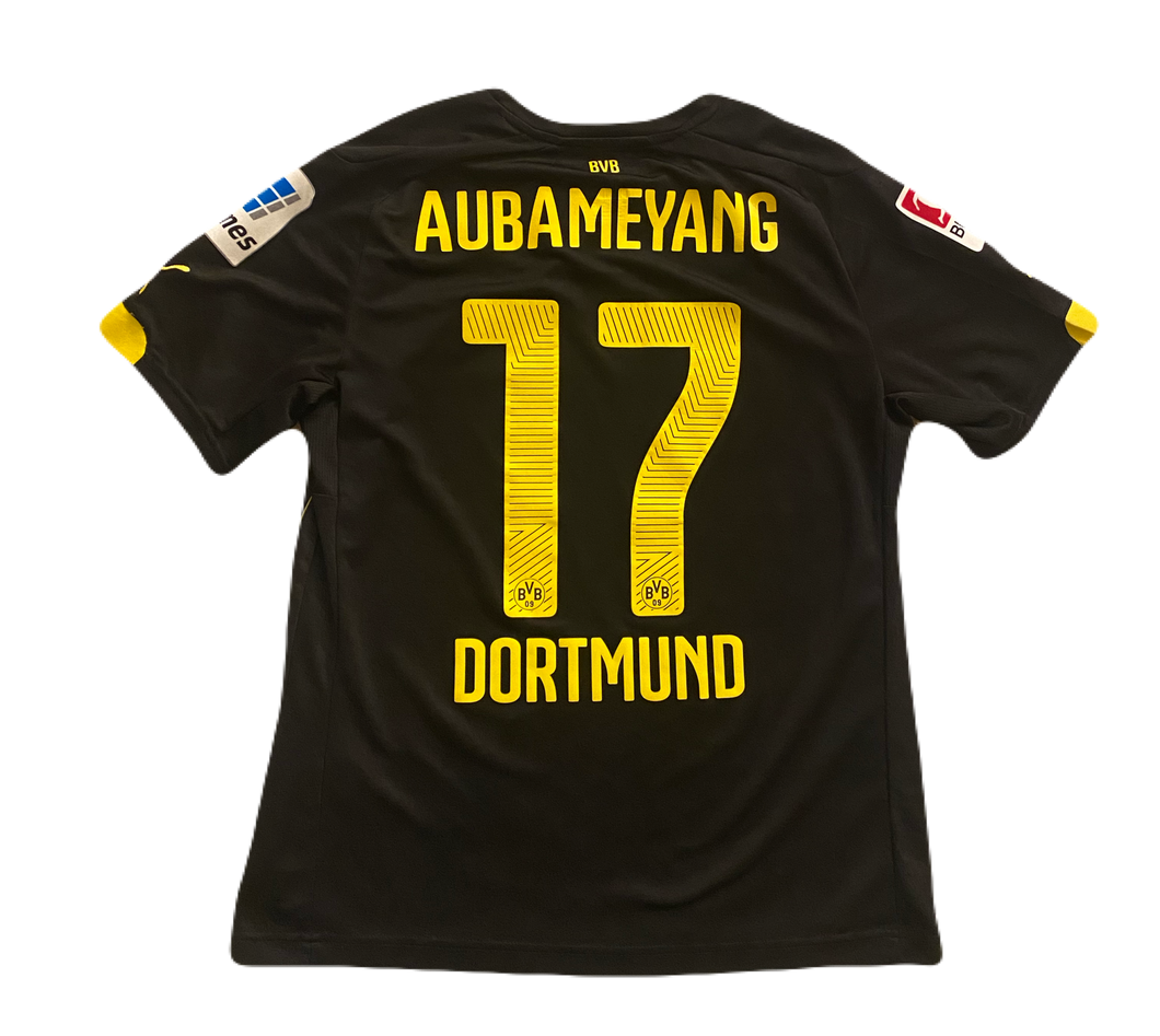 Borussia Dortmund 2014/16 Away Aubameyang #17 (Good) M