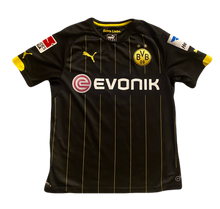 Load image into Gallery viewer, Borussia Dortmund 2014/16 Away Aubameyang #17 (Good) M
