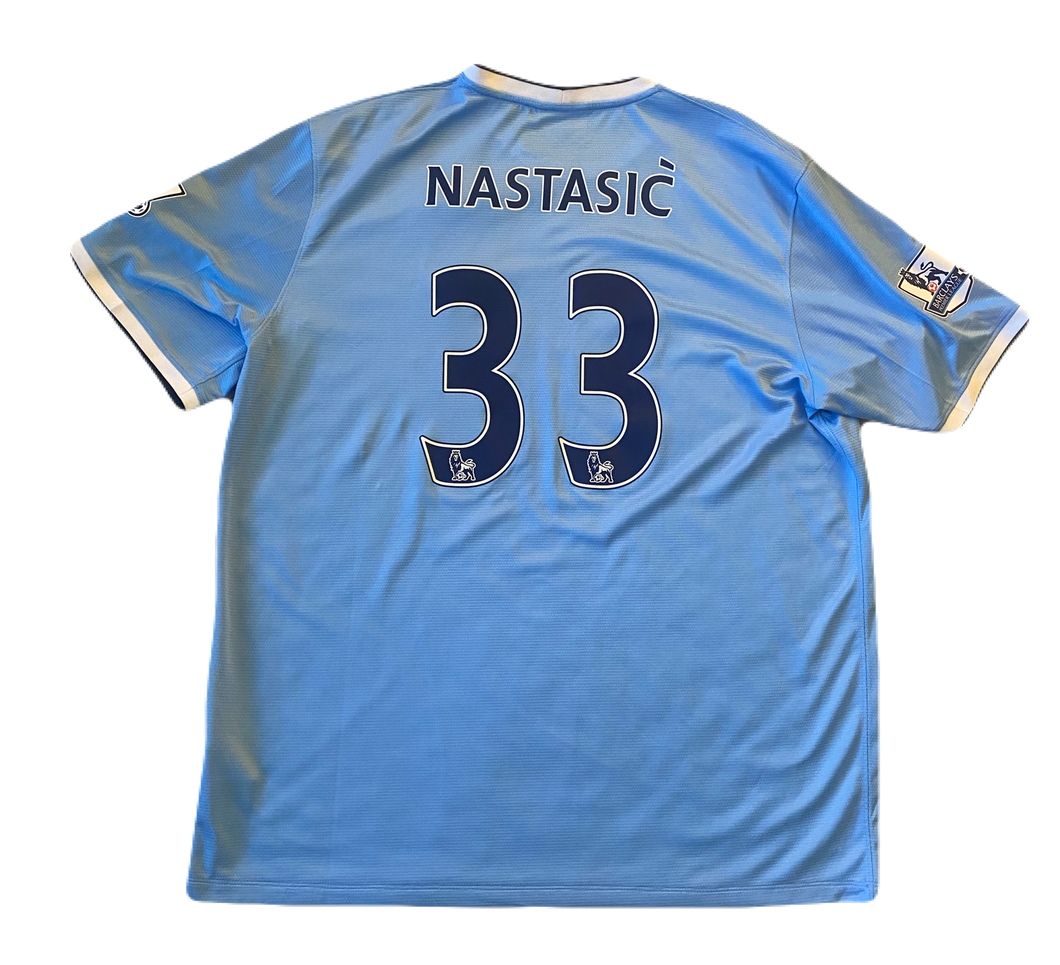 Manchester City 2013/14 Home Nastasic #33 (Good) XXL