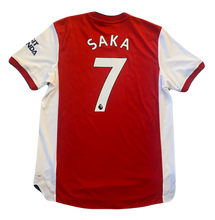 Load image into Gallery viewer, Arsenal 2021/22 Home Player Version Saka #7 (Good) L
