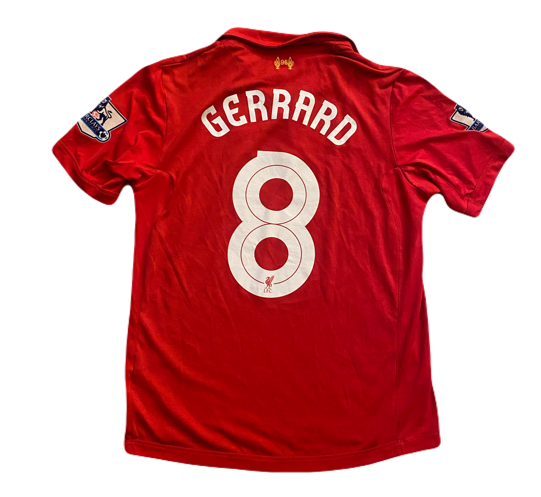 Liverpool 2012/13 Home Gerrard #8 (Good) M