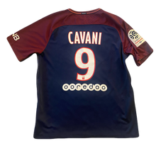 Load image into Gallery viewer, Paris Saint Germain [PSG] 2017/18 Home Cavani #9 (Excellent) L
