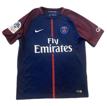 Load image into Gallery viewer, Paris Saint Germain [PSG] 2017/18 Home Cavani #9 (Excellent) L
