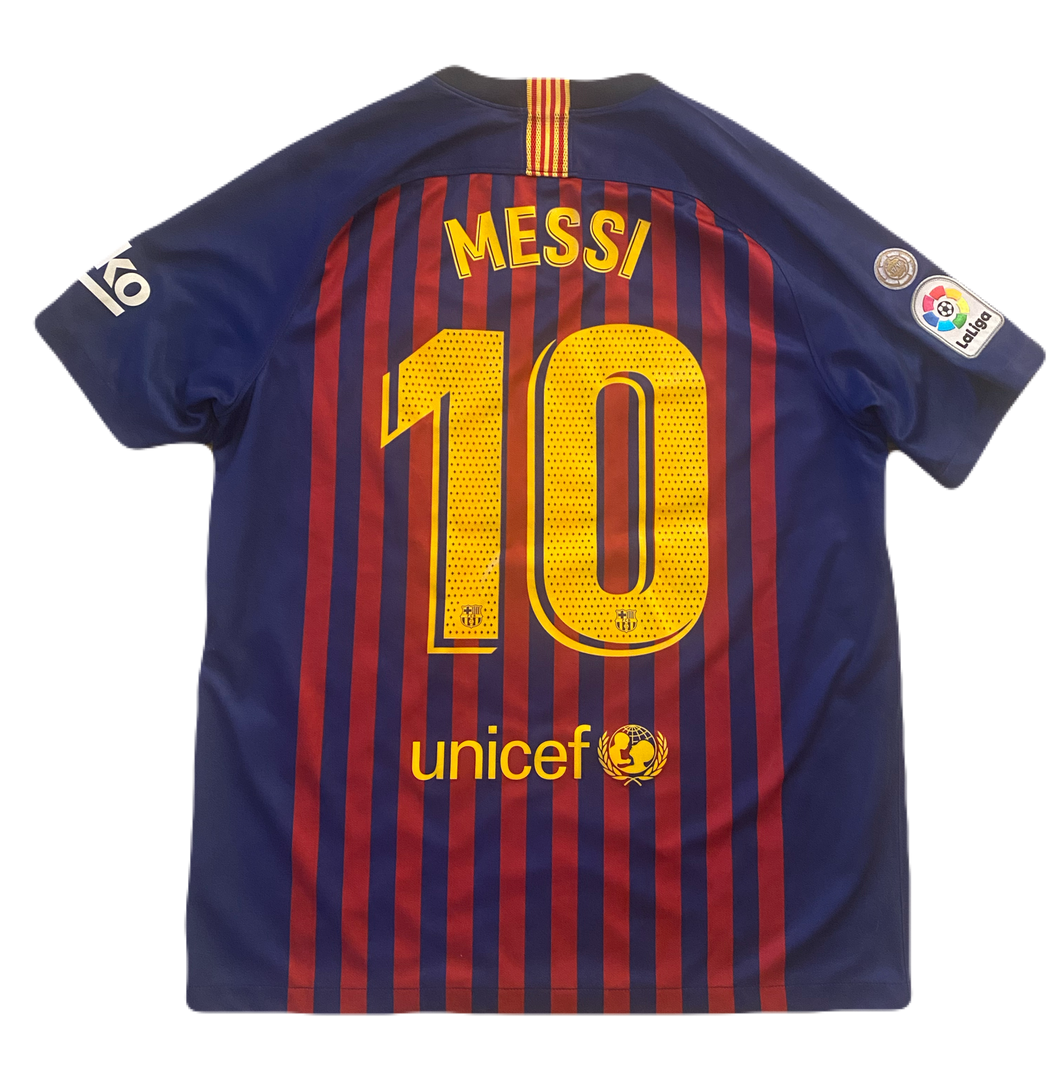 Barcelona 2018/19 Home Messi #10 (Good) L