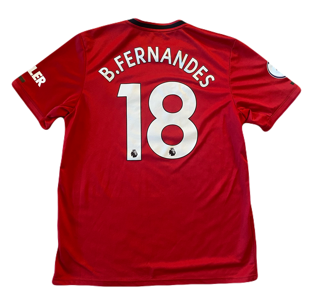 Manchester United 2019/20 Home B. Fernandes (Excellent) L