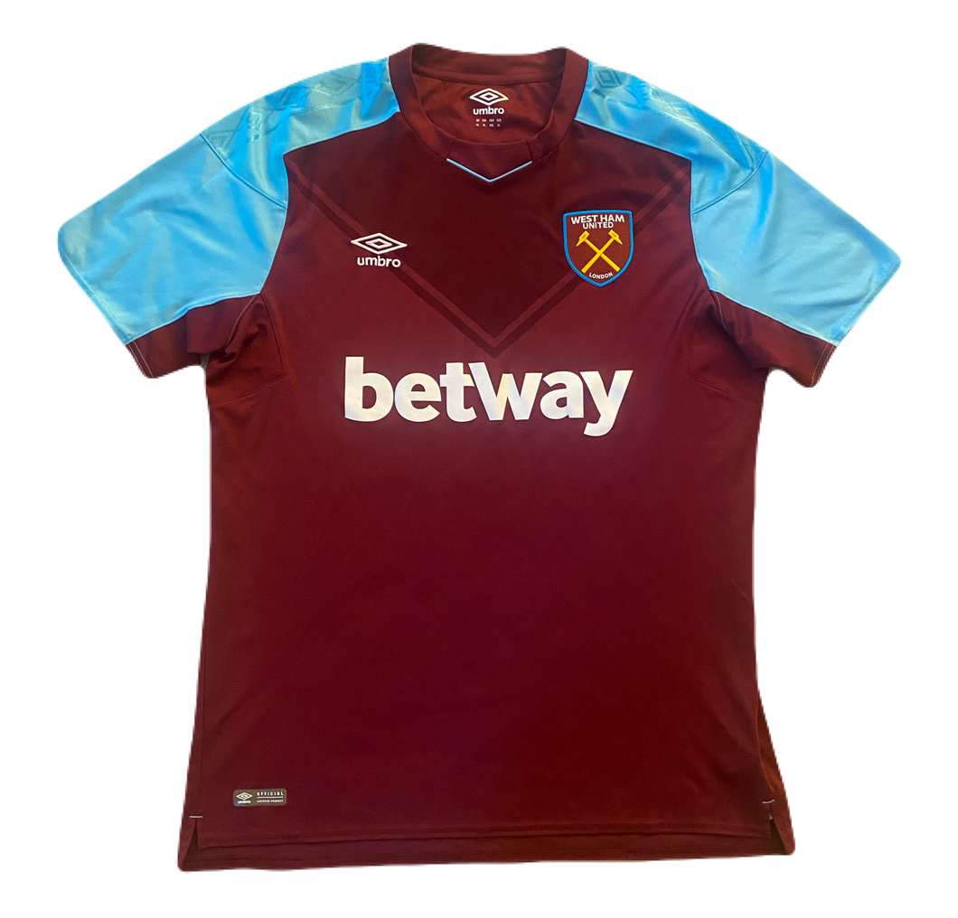 West Ham 2017/18 Home (Excellent) XL