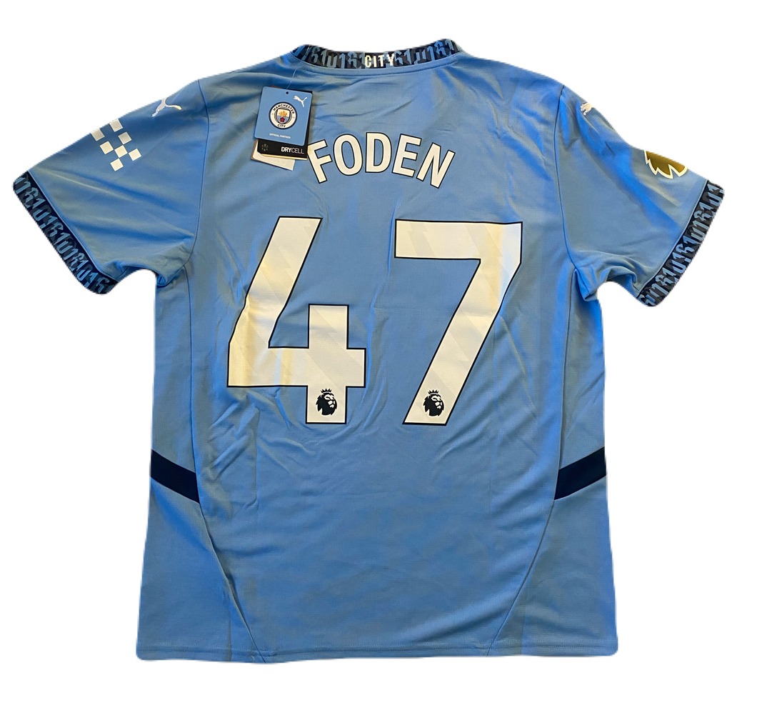 Manchester City 2024/25 Home Foden #47 (New) L