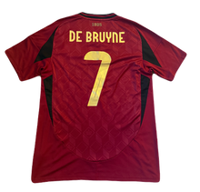 Load image into Gallery viewer, Belgium 2024/25 Home De Bruyne #10 (Excellent) M
