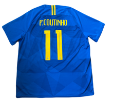 Load image into Gallery viewer, Brazil 2018/19 Away Coutinho #11 (Excellent) XL
