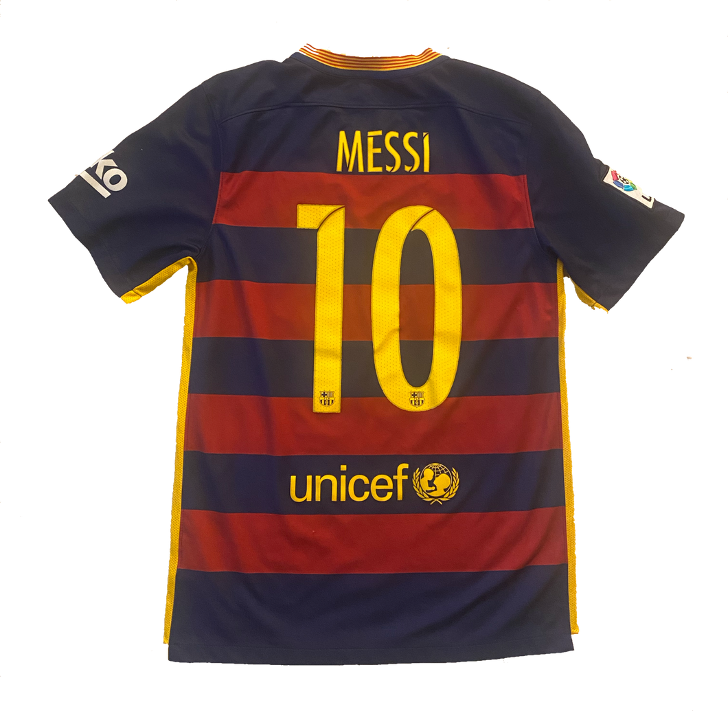 Barcelona 2015/16 Home Messi #10 (Good) S