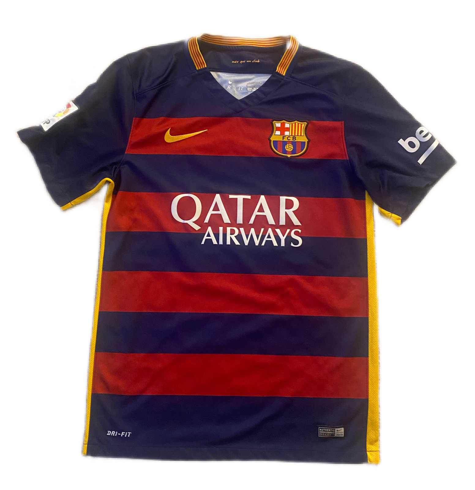 Barcelona 2015/16 Home Messi #10 (Good) S – Vintage Soccer