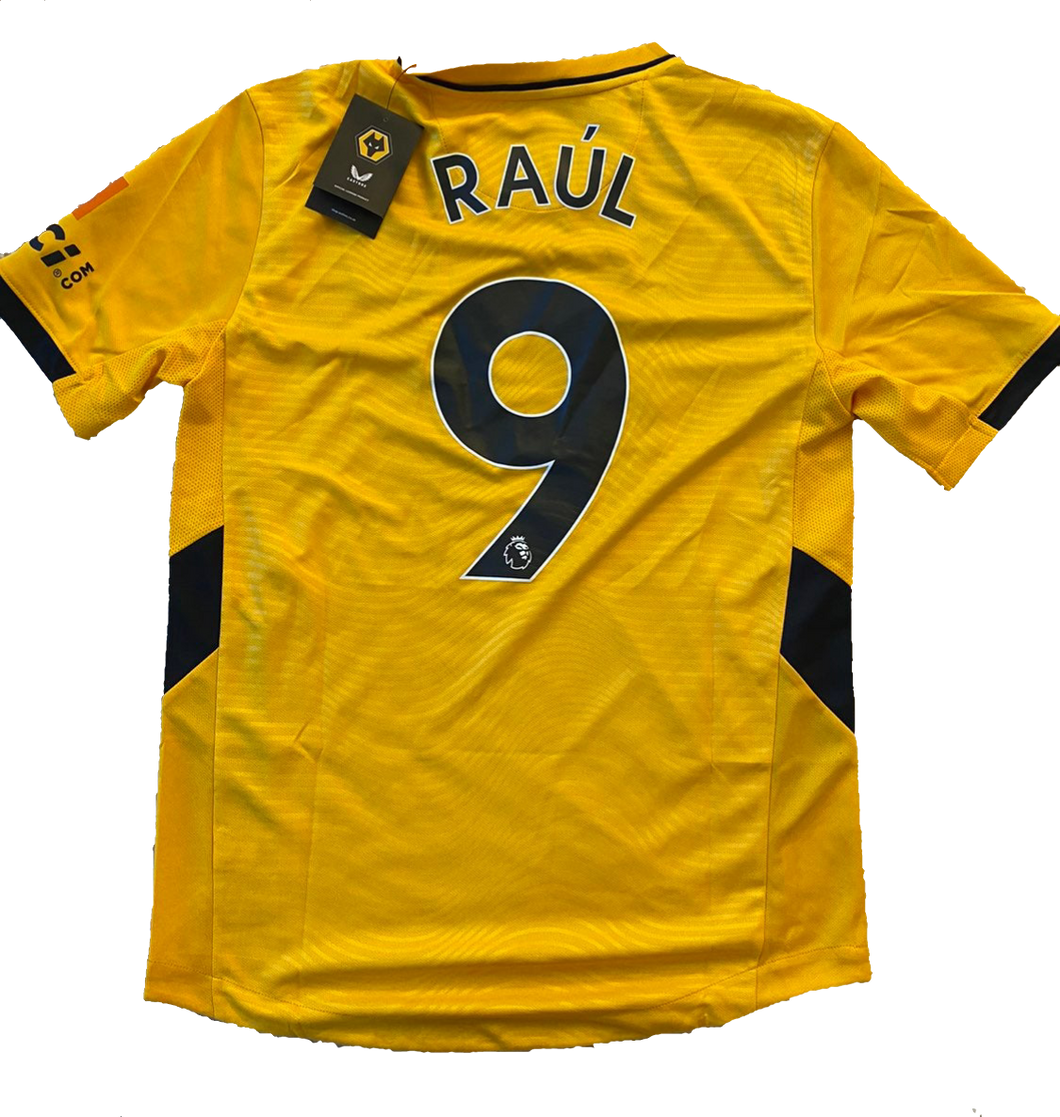 Wolverhampton Wanderers 2021/22 Home Raul #9 (New)