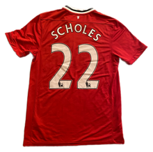 Load image into Gallery viewer, Manchester United 2011/12 Home #22 Scholes (Good) M
