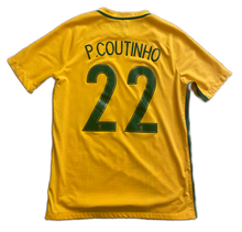Load image into Gallery viewer, Brazil 2016/17 Home #22 Coutinho Player Version (Excellent) L
